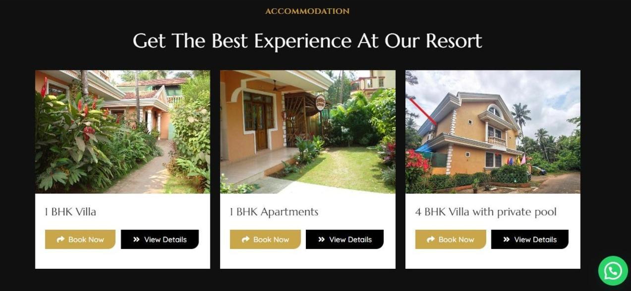 Goa Garden Resort - 5Bhk Villa With Private Pool, 4Bhk Villa, 1Bhk Villa At South Goa Colva Dış mekan fotoğraf